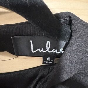 Lulu's Black Backless Dress